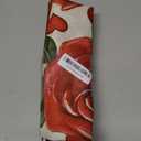 Baccessor Spring Summer Geranium Welcome House Flag Double Sided Summer Bee Red Floral Buffalo Plaid Burlap Large Flag House Seasonal Farmhouse Outside Outdoor Decoration 28 x 40 Inch