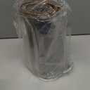 VioraWhite 28 Inch Christmas Tree Collar, Neutral Chunky Cable Knit Tree Base Cover Ring Skirt, Rustic Farmhouse Basket Collar for Xmas Home Office Holiday Decor, Fits 4-6 ft Trees(Coffee)