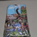 Tiamon 3 Pcs Dinosaur Tablecloth Dinosaur Party Table Covers Plastic Tablecloth for Kids Adults Birthday Party Picnic Supplies 54 x 108 Inch (Blue)