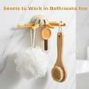 3 x 5-in-1 Key Holder Wall MountAdhesive Multi-Purpose Hooks are Suitable for entryways, Doors, bathrooms, Kitchens, and bedrooms-Ideal for organizing Small Items. (Brown)