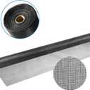 Window Screen Mesh, 48 inch x 100 feet Fiberglass Window Screens Roll, Insect Screen Door Mesh, Easy to Cut Fiberglass Replacement Mesh for Windows, Pool, Porch and Patio Screen