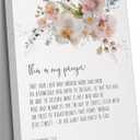 UNDDISINS Christian Floral Scripture Canvas Wall Art Philippians 1:911 Bible Verse Painting Picture Wall Decor Scripture Religious Home Print Artwork for Living Room Bedroom Church Home Decoration