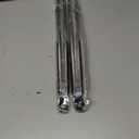 Grill Tongs, 17 Inch Extra Long BBQ Tongs, Premium Stainless Steel Metal Tongs for Cooking, Grilling, Charcoal, Barbecue/BBQ, Buffet (17", 2PCS)