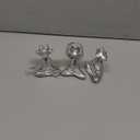 Silver Frog Figurines Yoga Decor Set of 3 Frog Yoga Statues for Modern Living Room Table Office Bookshelf Shelves Home Sculptures Decor, for Mom Dad Women