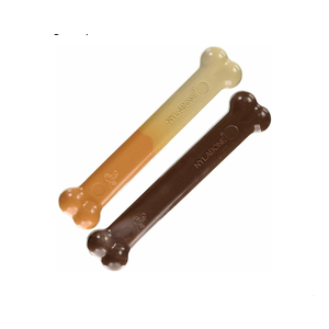 Nylabone Original Bone Power Chew Toy for Dogs, Durable Dog Toys for Aggressive Chewers, Flavor Frenzy Funnel Cake & Shish Kabob Flavor, Large - Up to 50 lbs, 4 Pack