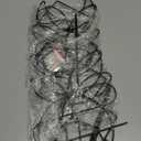 Larger 23inch Plant Trellis for Climbing Plants Indoor, Trellis for Potted Plants with Ties, Metal Climbing Plant Support for Houseplant Flower Pothos, 4 Different Panels, Black