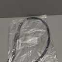 37" Black Vinyl Stainless Steel Braided Extended Throttle and Idle Cable Kit for 2004-2006 Harley Sportsters Models 12" Handlebar