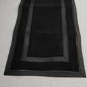 OLANLY Front Door Mat Indoor Outdoor Entrance, Waterproof All-Season, All-Weather Doormat, Sturdy Natural Rubber, Fade Resistant, Low Profile, Easy Clean Patio Porch Entryway Mat, 29.5x17, Black