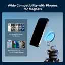 SMALLRIG Metal Phone Mount with Baseplate for Arca-Standard, Compatible for DJI RS 4 Mini, Smartphone Support with Cold Shoe Mount, Phone Tripod Mount for iPhone 17/16/15 Series etc. - 5339