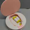 portable, foldable potty seat for toddler, Training Toilet Seat Emergency Toilet for Car, Camping, Outdoor, indoor (pink, small)