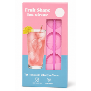 5 x Fruit shape ice straw mold