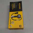 AZUNO Digital Tire Inflator with Pressure Gauge, 200 PSI, Heavy Duty Air Compressor Accessories, with Rubber Hose Lock on Air Chuck and Quick Connect Coupler, Comes with a Portable Carrying Box