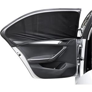 Car Window Sun Shade, 2 PCS Double Layer Design Car Rear Window Breathable Sunshade, UV Rays Sun Glare Privacy Protection for Baby, Kids, Adults, Universal for Most Cars, SUVs,
 2 Pack