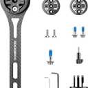 ROCKBROS Bike Computer Mount Out-Front Compatible with Garmin & Mainstream Watch Tables,Equipped with Multiple Types of Bases
