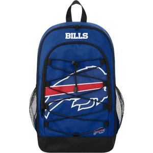 Buffalo Bills NFL Big Logo Bungee Backpack, One Size