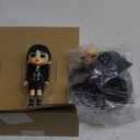 WEDNESDAY Deluxe 6-inch Articulated Figure, 11-Pieces, Interchangeable Face Plates and Fashion, Customizable Collectible Figurine, Kids Toys for Ages 3 Up by Just Play