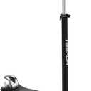 Hover-1 Scout Folding Kick Scooter for Kids with Multicolor Wheel Lights, 4.8 Front Wheels, Rear Foot Brake, and 110 LB Weight Capacity (Black)