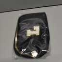 Graduation Gifts for Him - Crossbody Bag for Men, Sling Bag / Waist Pack for Travel & Sports, Initial White L, Black