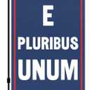 E Pluribus Unum Garden Flag - 12x18 Inch Double Sided Political Garden Flags, Vertical 100% Polyester, Weather-Resistant Outdoor Yard Lawn Decoration