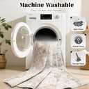 60"x84" Area Rugs for Living Room: Washable Vintage Rug Indoor Soft Non-Slip Distressed Carpet for Bedroom Dining Room Nursery Home Office (Vintage Beige, 60" x 84")