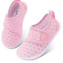 LeIsfIt Toddler Water Shoes Boys Girls Aqua Socks Kids Breathable Swim Shoes Non-Slip Barefoot Beach Shoes, Size 19 
