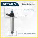4 Pcs No.A2780700687 Fuel Injector for Mercedes-Benz C300 4Matic Base 2.0T 2015-2021 for Mercedes-Benz C43 for AMG Base 3.0L 2017-2021 Benefit