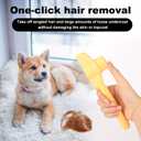 Pet Grooming Gloves & Combs, Double-Sided Electrostatic Pet Hair Removal Mitt Multi-Functional Reusable Animal Hair Remover Tools for Carpet Sofa Clothing Furniture