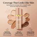Official Iuxe Foundation for Mature Skin, 4-in-1 Foundation - Longwear Match, Hydrating Full Coverage, Long-Lasting & Waterproof, for all Skin Types