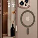 BENTOBEN Magnetic for iPhone 16 Pro Max Case, [Compatible with MagSafe] Translucent Matte Slim Shockproof Anti-Slip Anti-Yellow Women Men Protective Phone Case for iPhone 16 Pro Max 6.9",Brown