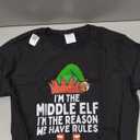 I'm The Middle Elf Matching Family Christmas T-Shirt Small