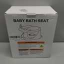 Baby Bath Seat for Babies 6 Months & Up - Bathtub Seats for Babies Sitting Up with Rinse Cup, Non-Slip, Comfortable, Infant Bath Essentials, Gray