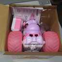 Remote Control Car for Girls, 360° Rotating Unicorn Monster Truck, 4WD RC Stunt Cars with Light and Music, 2.4 GHz, Rechargeable, Various Terrain Truck, Unicorn Toys, Christmas, Birthday Gift Age 3-10