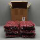 Sherr 250 Pcs Artificial Roses Flowers Bulk Fake Rose with Stem Faux Bridal Flower Centerpiece for Wedding Valentine's Day Christmas Tree Decorations Bridal Shower Party DIY Bouquet(Burgundy)