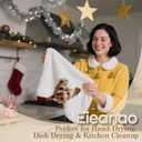 Funny Yorkie Gifts Kitchen Towels, Yorkie Coffee Microfiber Dish Tea Towel for Kitchen Decor, Funny Yorkie Bar Decor, 16x24 Inch