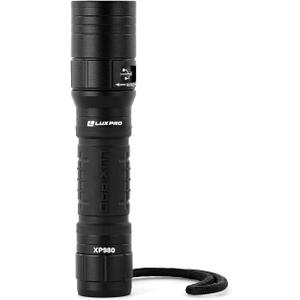 LUXPRO Rechargeable Utility LED Flashlight - 707 Lumens - Bright Flashlight with 45Hour Max Run time & Ergonomic Handle