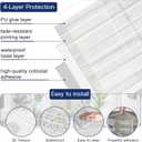 MORCART Upgraded Peel and Stick Backsplash, 10 Sheets of 11.8"x11.8" - 3D Adhesive Waterproof Wall Tiles for Kitchen, Bathroom, Living Room, Subway Tiles, Gray-Beige