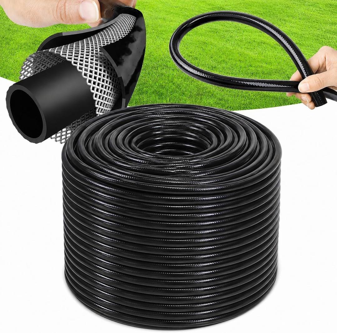 1/2 Inch Irrigation Tubing 200 FT, Drip Mainline for Raised Beds & Gardens