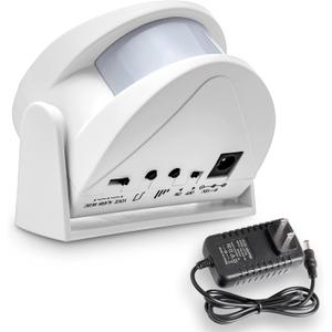 KERUI M5 Wireless Doorbell Infrared Door Chime for Business Entering, Motion Sensor 32 Songs Welcome Alarm for Home Shop Business Store, with Power Supply (White)