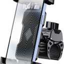 Bike Phone Holder, Universal Motorcycle Phone Holder with 360 Rotate for 4.7-6.8 Inch Smartphones, Compatible with Road Bike MTB Scooter
