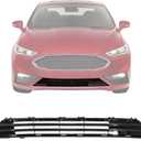COOL STAR Front Lower Bumper Insert Grille Guard Compatible with Ford Fusion 2017-2018 Black Replaces HS7Z17B968AA FO1036194 FO1036196