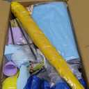 Large Sand Box Set with Lid Cover & Umbrella, Including 7Pcs Sand Toys for Kids Toddlers, 39Inch Big Portable Sandpit for Outdoor Indoor Backyard Patio Beach Dog, Hold up 200lbs Sand