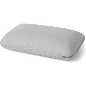 Amazon Basics Camping Pillow, Memory Foam Travel Pillow with Washable Cover