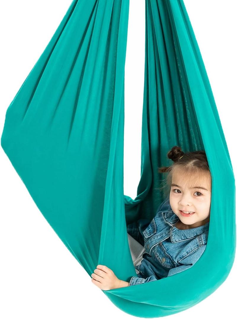 Sensory Swing,Therapy Swing for Kids with Special Needs (Hardware Included),Hammock Swing,Helps for ADHD, Autism, Sensory Processing,Pod Swing Chair