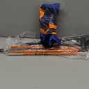 NERF Pro Pass Football Target Toss Net - Kids Football Passing Game Set - 5' x 2' Target Net with Ground Stakes + (1) Junior 8.5" Inch Ball Included - Indoor + Outdoor Youth Game