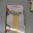 FavorKit 3 in 1 Pasta Maker Attachment Set for KitchenAid Mixers Plus Hub Knob Screw Accessory Included Dough Sheet Roller, Noodle Spaghetti & Fettuccine Cutters-Unique Design