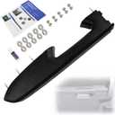 22818465 Front Left Driver Side Door Panel Armrest Repair Kit with Door Release Handle Below Armrest (17 Inch) Black Compatible with 2010-2014 Chevrolet Chevy Silverado/GMC Sierra 1500 2500HD 3500HD