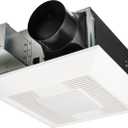 Panasonic FV-0511VFL1K WhisperFit DC Retrofit Ventilation Fan with Light, Dimmable and Adjustable Color Temperature Light, 50, 80 or 110 CFM