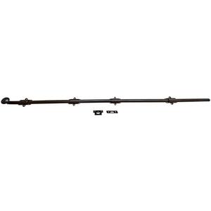 QCAA Solid Brass Dutch Door Bolt, 36", Oil-Rubbed Bronze, 1 Pack, Made in Taiwan