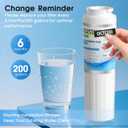 EDR4RXD1 UKF8001 Water Filter 4 Replacement for Everydrop Filter 4,Whirlpool WRF555SDFZ WRF535SWHZ WRX735SDHZ WRF535SWHV WRF555SDHV WRX735SDBM WRMF3636RZ,Maytag MFI2269VEM MFI2569YEM0 by WXOXIMI