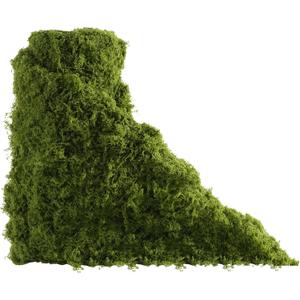 USMOLA Fake Moss Mat, Artificial Moss Table Runner for Wedding Decor Table Centerpieces Fairy Garden Crafts Indoor Green Faux Grass Wall Decor (Green: 12 x 71Inch / 30x180cm)